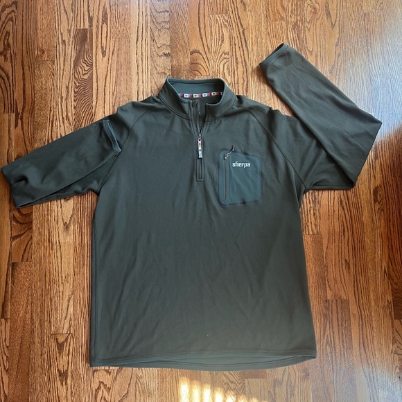 sherpa adventure gear Other - Sherpa Adventure Gear Green Quarter Zip Pullover Men’s 2XL